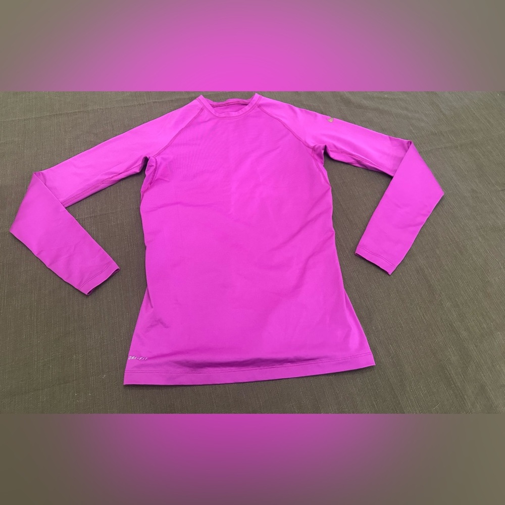 Nike Pro COMBAT women’s fuchsia Dri-fit compression. Size medium